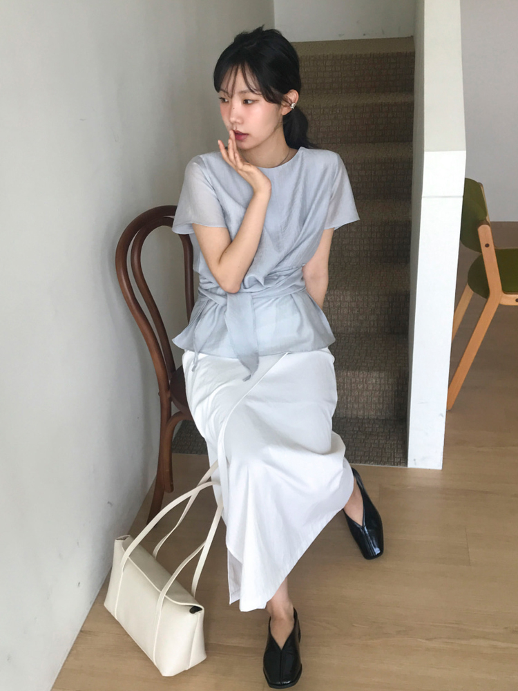 있음 선적 빛 사람들 부서 허리 수축 긍정적 인 어깨 반팔 셔츠 사소한 품격 고급 센스 맨위