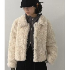 批发已出 韩国chic翻领休闲百搭毛绒绒羊羔毛<b class='q'>外套</b>女