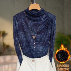 批发高贵上档次小衫2025秋冬潮流气质时尚显瘦<b class='q'>网纱</b><b class='q'>打底衫</b>上衣