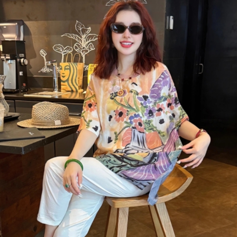 여름 새로운 패션 품격 캐주얼 폭발 반팔 셔츠