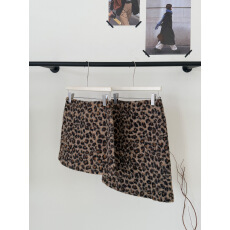 批发<b class='q'>实拍</b>实价  加厚短款/长款羊羔毛豹纹高腰半身裙 ~有内衬