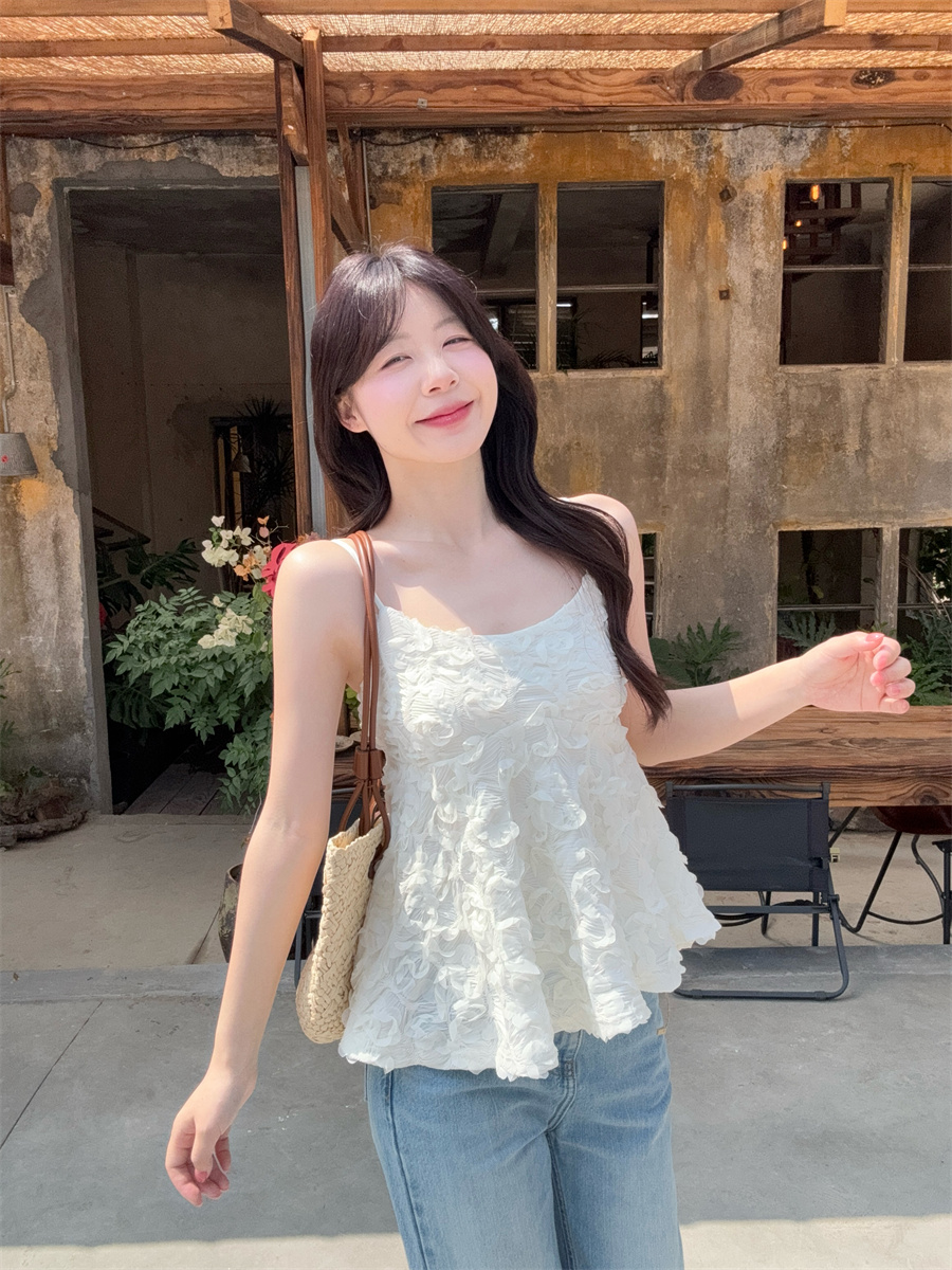 실사 디자인 센스 3 차원 꽃 끊다 의류