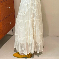 批发淑女风立体花朵重工蕾丝半身裙2026春季新款韩版休闲百搭裙子