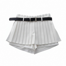 批发白底图设计感高腰翻边牛仔裙女<b class='q'>夏</b>季复古辣妹风显瘦别致半身短裙