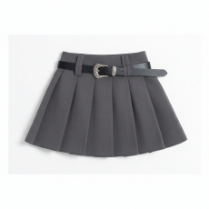 批发白底图高腰翻边牛仔裙女<b class='q'>夏</b>季2025新款复古辣妹风显瘦别致半身短裙