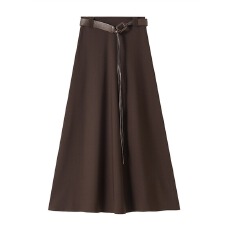 批发白底图高腰翻边牛仔裙女<b class='q'>夏</b>季新款复古辣妹风显瘦别致半身短裙