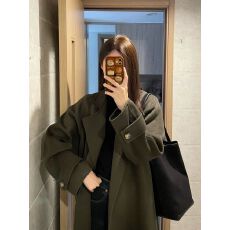 批发呢子大衣女2025秋冬新款赫本风高级韩系小个子气质加厚毛呢外套潮