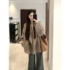批发大翻领呢子大衣女2026秋冬季<b class='q'>新款</b>毛呢外套小个子赫本风高级感韩系