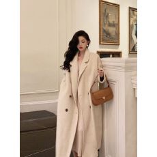 批发气质毛呢大衣女2026秋冬新品<b class='q'>百搭</b>中长款羊毛呢子宽松韩版外套