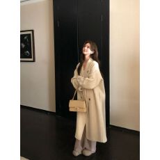 批发暮色巴黎2026秋冬高级感羊毛羊绒大衣女新款小个子毛呢外套毛呢