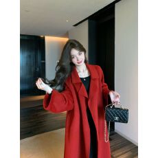 批发西西里大衣女秋冬高级感穿搭2026外套小个子新款呢子
