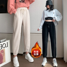批发少<b class='q'>女</b>冬装裤五六年级12-16岁秋冬季加绒加厚棉裤中学生大童保暖裤