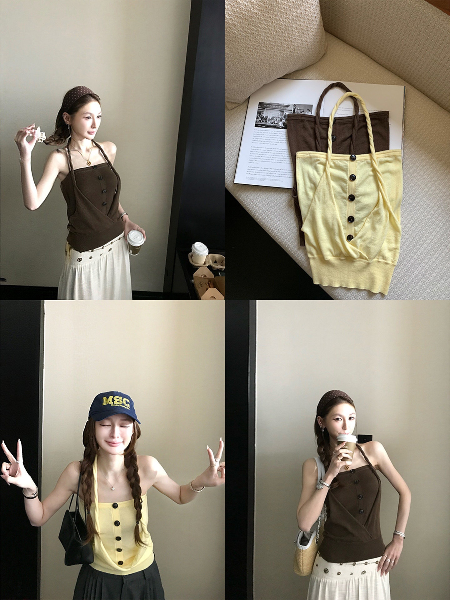skk store 하트 비트 법 2026 여름 품격 스택 襟 트위스트 행침 목 니트 슬립