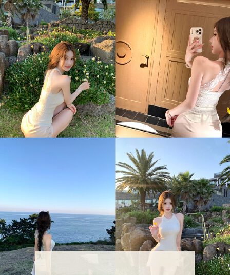 jmshop 서울 자매 순수한 욕망 바람 발굴하다 어깨 행침 목 조끼 여성 여름 레이스 조각 민소매 니트 맨위