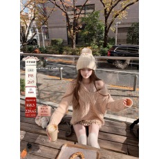 批发迟<b class='q'>伞</b><b class='q'>伞</b>25/fw 欧尼香气 绞花v领麻花针织毛衣木耳边针织短<b class='q'>裙</b>套装