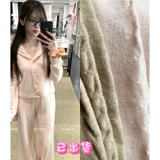 批发十一少女lii「春日top组」26支100羊毛麻花海军领针织开衫<b class='q'>套装</b>女