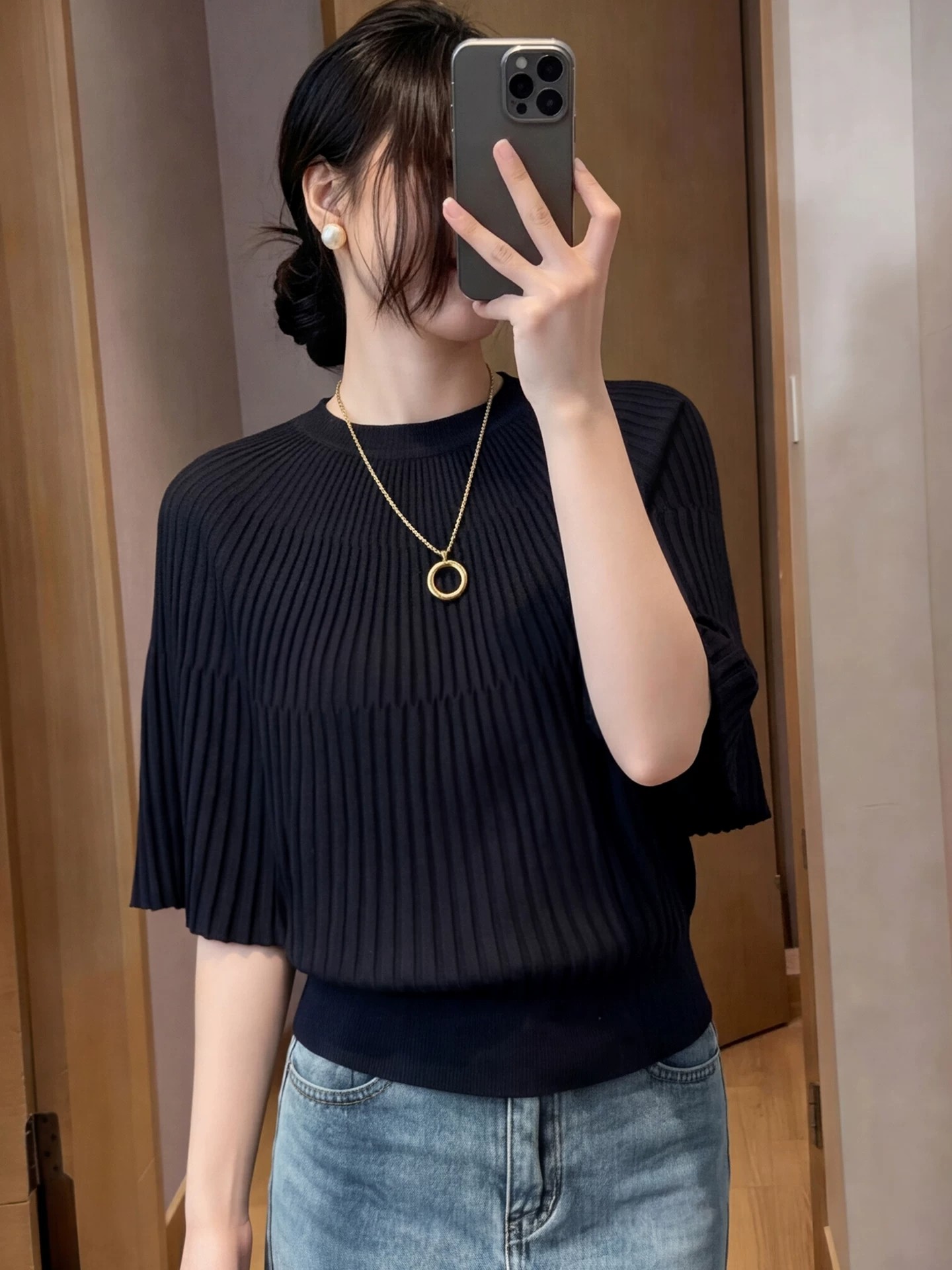 한 부서 아름다운 디자인 센스 맨위 여성 여름 2026 새로운 작은 키 고유 한 아름다운 자이언트 잘 생긴 ~ 중 반팔 티셔츠