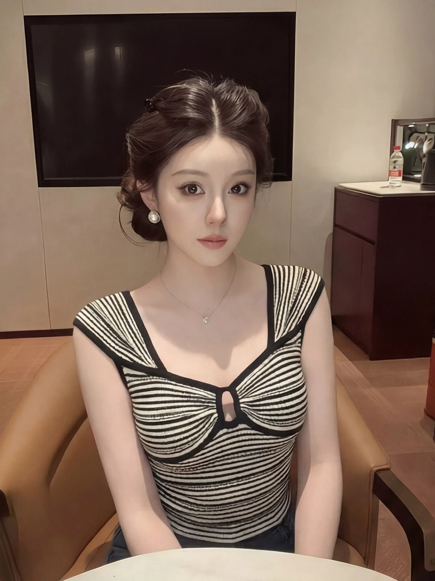작은 키 태국 아름다운 민소매 조끼 슬립 여성 여름 외출용 튀김 거리 고유 한 아름다운 그레이트 봐 의류