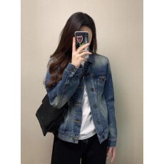 批发牛仔外套女2025年<b class='q'>春</b>秋季新款休闲韩系宽松美式慵懒chic小个子上衣