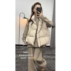 批发新款时尚休闲面包棉服马甲