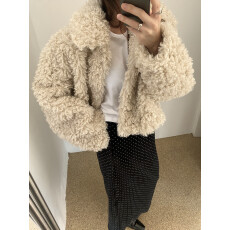 批发chic韩版圈圈毛棉衣外套