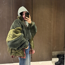 批发2025新款秋冬双面绒粉色羊毛<b class='q'>大衣</b>女小个子中长韩版呢<b class='q'>外套</b>气质休闲