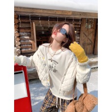 批发21支纯棉-210克100%棉 春装<b class='q'>长袖</b><b class='q'>T</b><b class='q'>恤</b>女宽松上衣印花