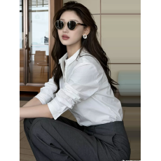 批发法式优雅长袖<b class='q'>白衬衣</b>春装女2026年新款轻奢高级感衬衫别致小众上衣