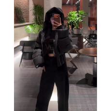 批发短款连帽羽绒棉服女冬季2025新款巨好看高级感加厚面包服棉衣<b class='q'>外套</b>