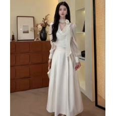 批发春季穿搭一整套装裙女2026新款高级感超火法式<b class='q'>雪纺衫</b>+半身裙套装