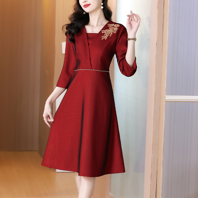 RY1784# 喜婆婆婚宴装2025新款妈妈订婚礼服高贵年轻超好看气质显瘦...