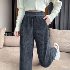 批发加绒/不加绒】<b class='q'>哈伦裤</b>女春秋冬爆款窄版直筒休闲裤冬季女士运动裤