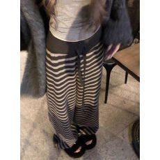 批发【官图 原版布料】韩系松弛慵懒风条纹休闲<b class='q'>裤</b>女<b class='q'>显瘦</b>直筒长<b class='q'>裤</b>女