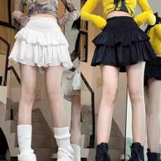 批发纯欲风蛋糕裙芭蕾风半身裙女夏季高腰蓬蓬裙短裙A字裙<b class='q'>显瘦</b>辣妹