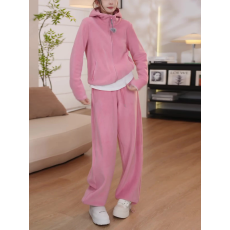 批发媛媛【桃桃香氛】高级感辣妹运动套装女秋<b class='q'>冬</b>慵懒风宽松时尚套装