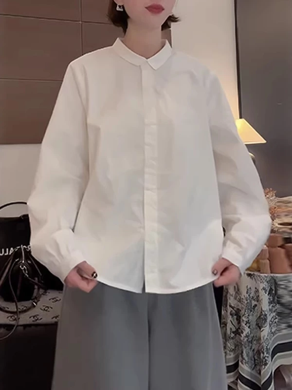 한 부서 출퇴근 바람 표지 고기 털이 있는 셔츠 통통한 여동생 빅 사이즈 여성 의류 겨울 셔츠 새로운 마이크로 지방 품격 맨위