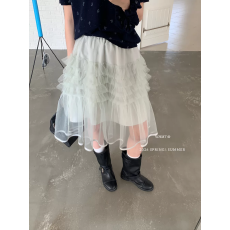 批发2RS.WHMT春夏2026韩系<b class='q'>甜美</b>设计感多层网纱蓬蓬蛋糕半身裙显瘦短裙