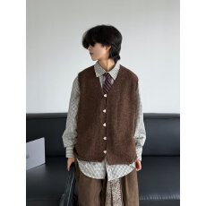 批发实拍复古多口袋工装<b class='q'>马甲</b>女日系潮牌宽松机能情侣休闲坎肩背心外套