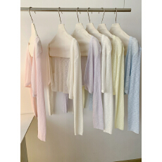 批发2026春夏韩系温柔休闲百搭防晒薄款针织长袖开衫