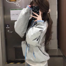 批发韩系学生连帽卫衣<b class='q'>运动服</b>套装女秋季小个子宽松卫裤时尚炸街两件套