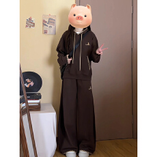 批发日系减龄<b class='q'>运动服</b>套装女春秋季学生宽松<b class='q'>显瘦</b>韩版时尚卫衣休闲两件套