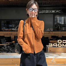 批发秋冬巨好看的<b class='q'>卫衣</b>女新款2026爆款时尚洋气小个子<b class='q'>拉链</b>开衫短款外套