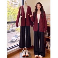批发大码女装气质慵懒风开衫2026秋季新款韩版<b class='q'>百搭</b>宽松时尚上衣<b class='q'>外套</b>女