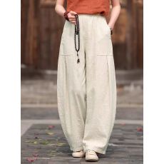 批发非实拍早春<b class='q'>棉麻</b>文艺复古减龄灯笼<b class='q'>裤</b>纯色简约个性休闲<b class='q'>裤</b>显瘦长<b class='q'>裤</b>