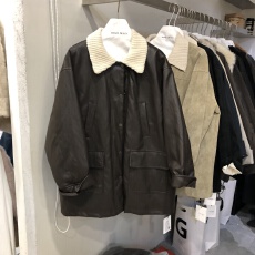 批发<b class='q'>皮衣</b>棉服女2025冬季新款中长款宽松保暖外套