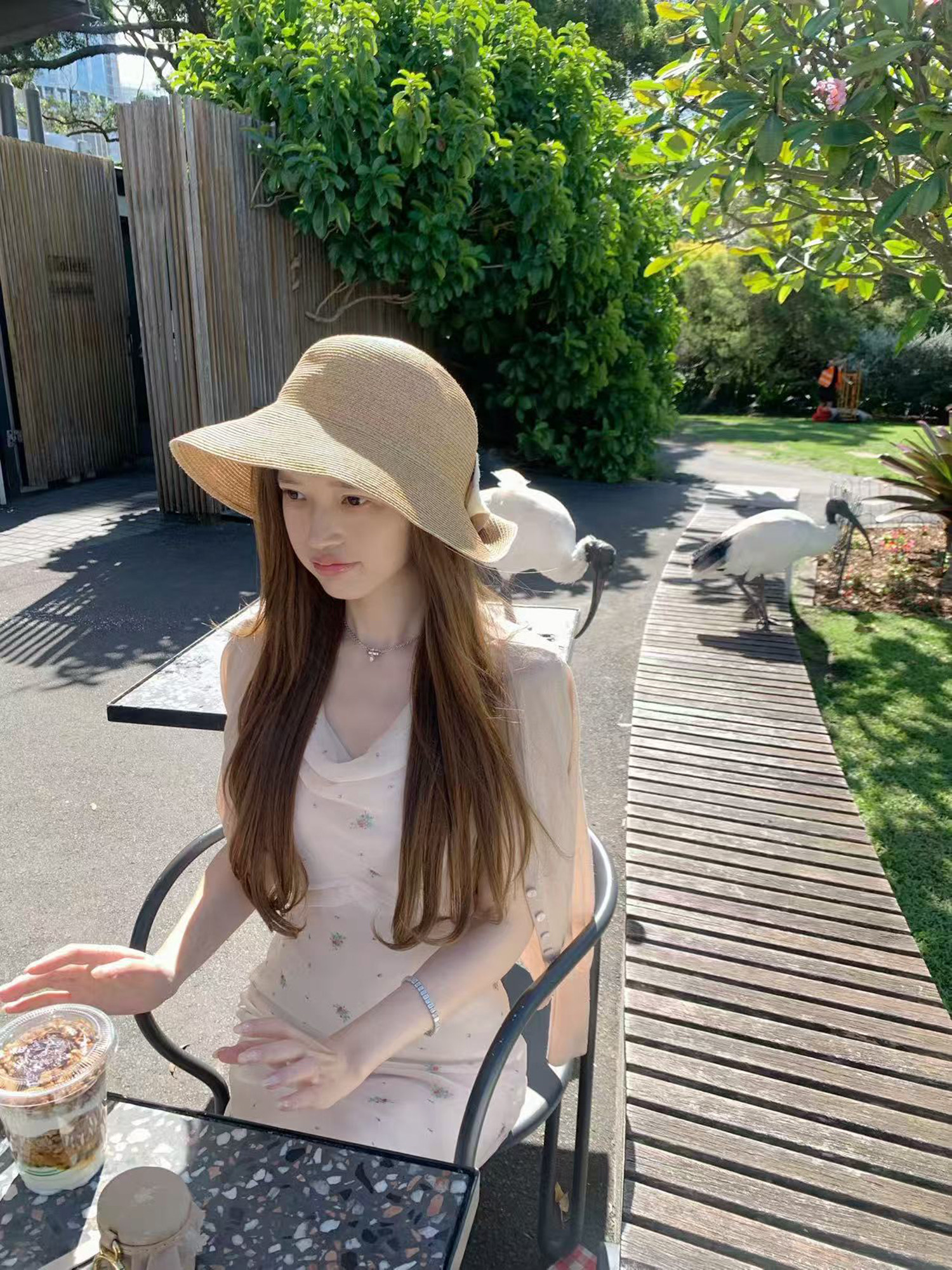 madofit Madou 릴리 오브 더 밸리 꽃이 핌 우아한 리 청나라 feel 우아함 흔들다 칼라 비스듬한 자르다 꽃무늬 드레스