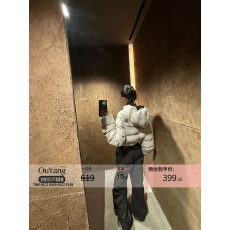 批发区区欧阳 90白鸭绒连帽羽绒服女冬季新款加厚保暖小个子短款外套