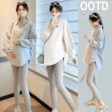 批发实拍2025秋冬新款<b class='q'>孕妇</b><b class='q'>T</b><b class='q'>恤</b>卫衣连衣裙<b class='q'>孕妇</b><b class='q'>打底</b>大码M--3XL
