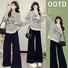 批发实拍2026 <b class='q'>春</b>季新款韩系慵懒风宽松T恤孕妇上衣孕妇装大码卫衣