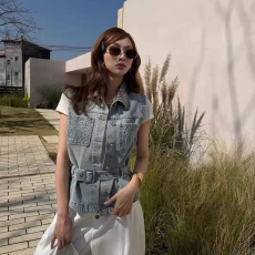 批发时尚刺绣印花牛仔马夹女<b class='q'>欧洲站</b>2026年春夏<b class='q'>新款</b>百搭显瘦马夹上衣潮